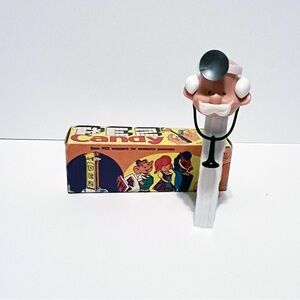 Very Rare Dr. Pezi Pez Dispenser (New in Box, 1970s, retired PEZ)
